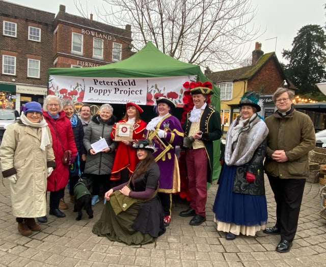 VIDEO: Petersfield Poppy Project launches ahead of WWII commemorations